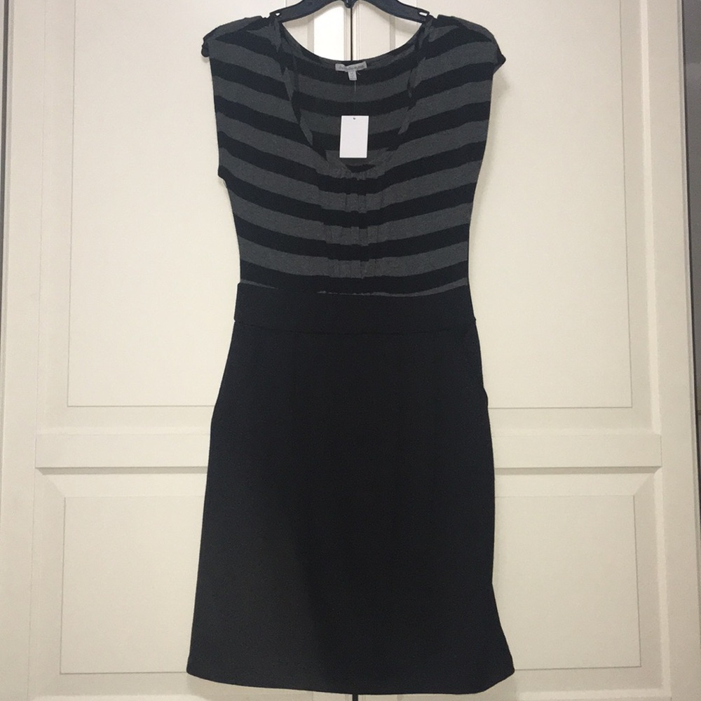 NWT back and grey dress